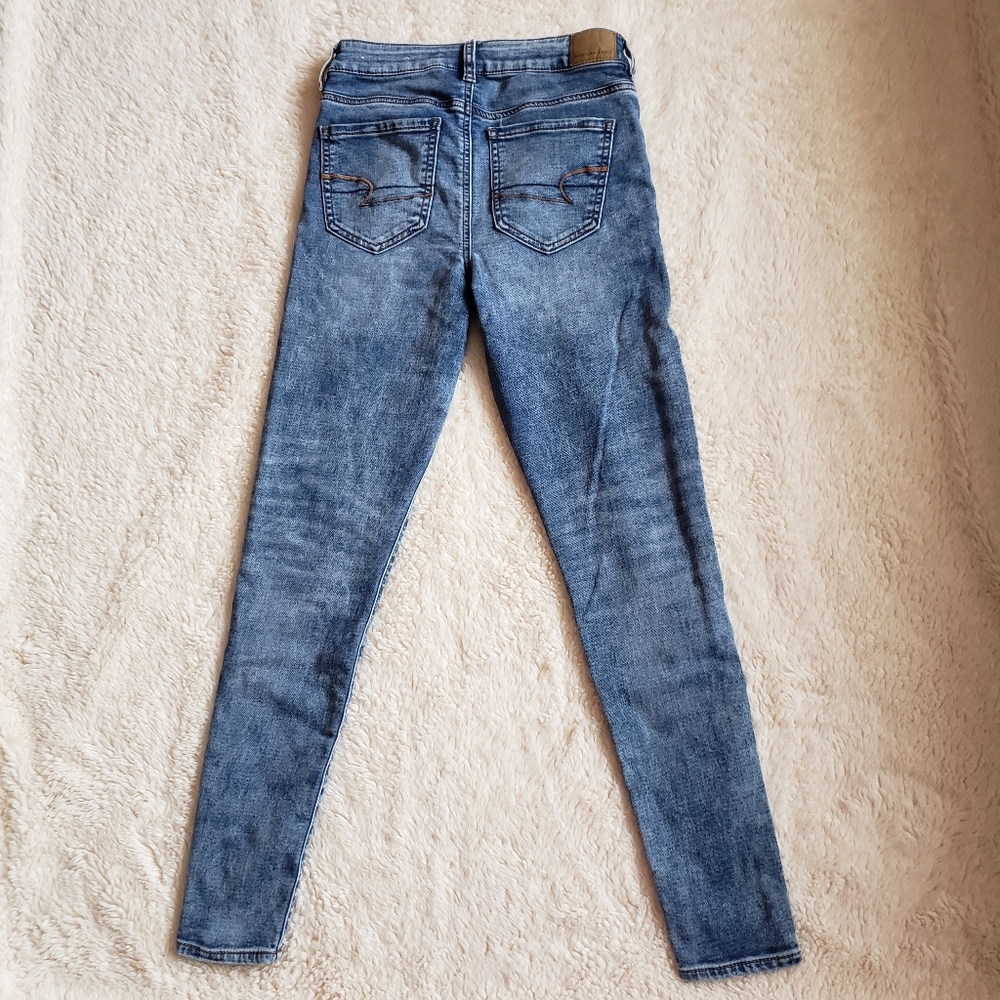 American Eagle Super Stretch Ripped Jeans - Picture 3 of 5